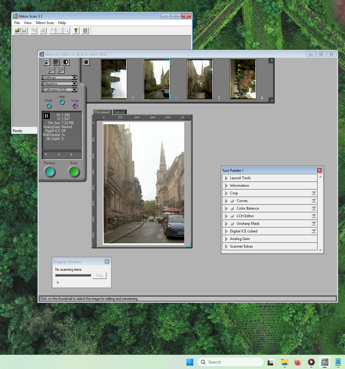Nikon Scan 3.1.2 detecting LS-2000